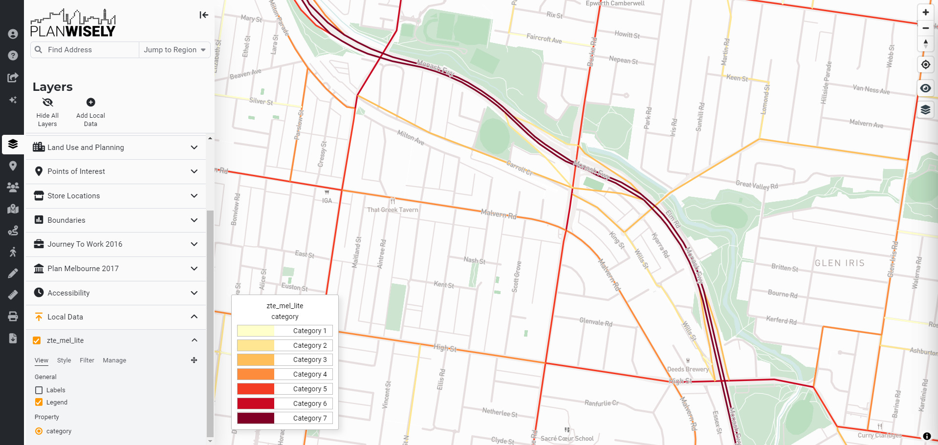 Uploaded local data